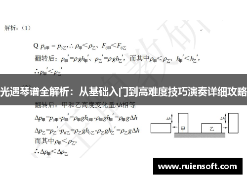 光遇琴谱全解析：从基础入门到高难度技巧演奏详细攻略